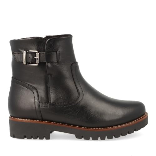 VALE IN - Botines de Piel 23266 para: Mujer Color: Negro Talla: 38