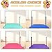 MARFULA Gymnastic Bar with Mat for Kids Gymnastic Kip Bar with Mat Horizontal Bar Purple Bar Gymnastic Training Equipment for Kids 3-15 Years Home and Club Use
