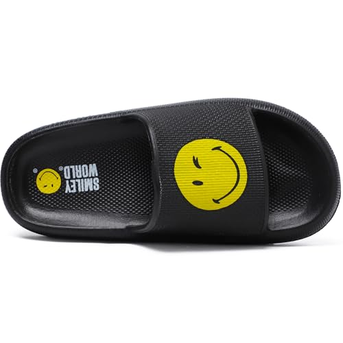 Women Men Smile Face Slides Cloud Sandals Pillow Slippers Non slip Quick Dry Flip Flop Shower Shoes EVA Open Toe Spa Beach Summer3