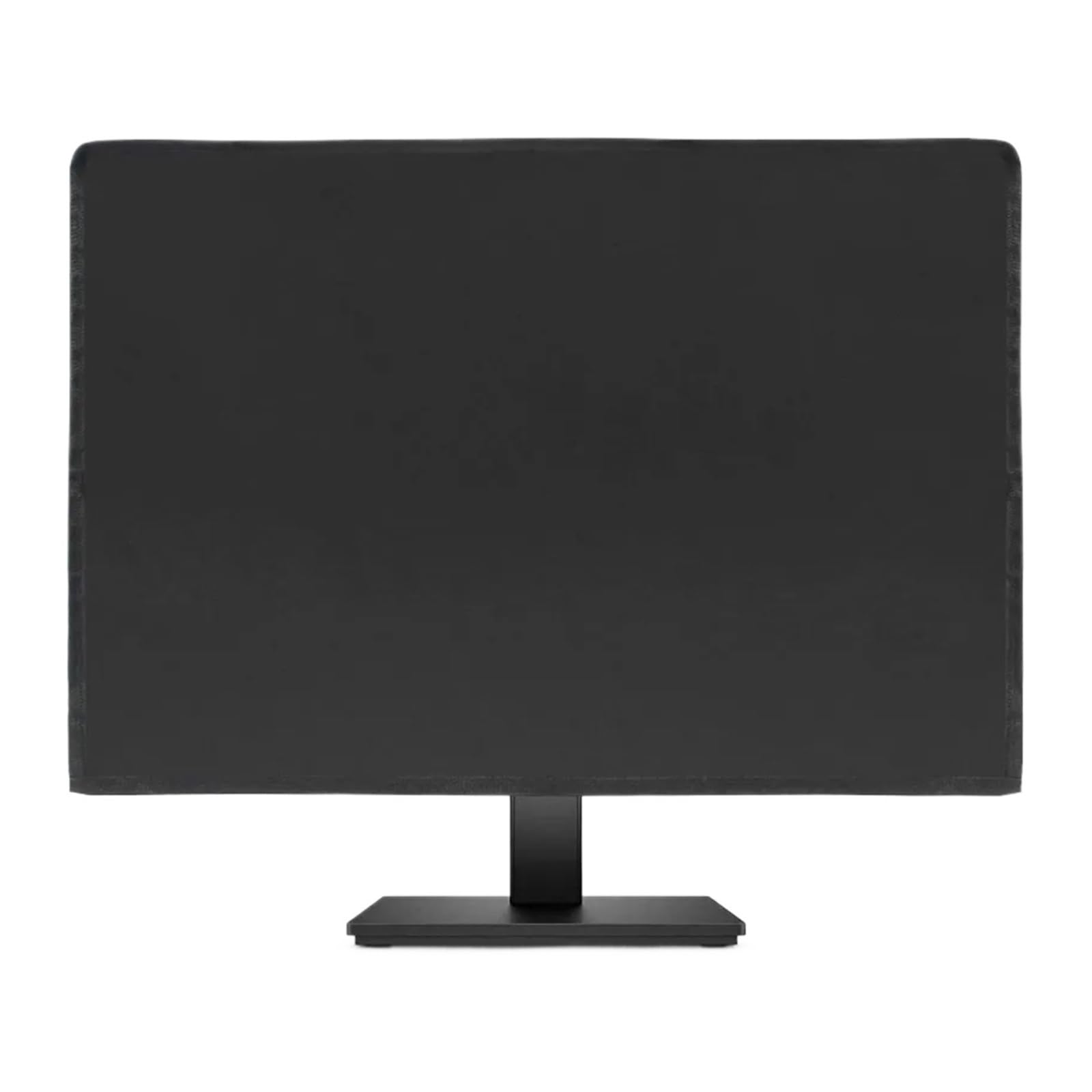 Qvorlth Black Monitor Cover 2 Pcs Oxford Cloth Computer Monitor Dust Cover Hd Panel Waterproof 27Inches Sleeve