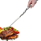 Wisylizv Grillfleischhaken, Food Flipper Turner Hooks | Flipper Grillfleischhaken | Grillwender, Haken, Grillzubehör Für Die Grillküche Edelstahlstruktur Höchste Haltbarkeit