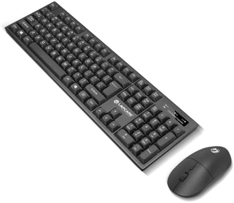 Lapcare WL-102 2.4GHz Wireless Keyboard and Mouse Combo | USB Nano Receiver | Rupee Key | Silent Typing | Power Saving Mode | Battery Included | Windows 7/8/10/11 Compatible