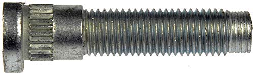 Dorman 610-427 Front M12-1.50 Serrated Wheel Stud - 13.95mm Knurl, 55.25mm Length Compatible with Select Ford/Lincoln/Mercury Models, 10 Pack