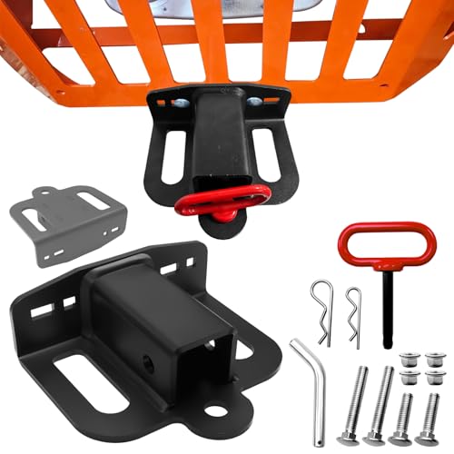 SHUJUKU Zero Turn Lawn Mower Hitch with 2" Receiver for Tractors Trailers Golf Carts