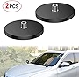 Nilight 90042B 2PCS Magnetic Base LED Light Bar Mounting Brackets, Powerful Sucker Holder for Bottom-Mounted Offroad LED Work Light Mounting on Hood, 2 Years Warranty