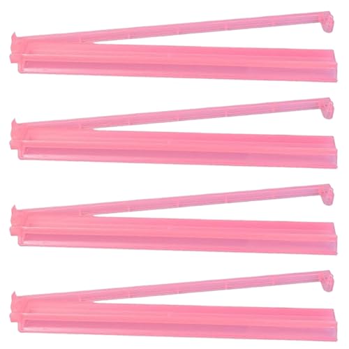 Supports de Mahjong de qualité supérieure en acrylique avec poussoirs intégrés 4 pièces