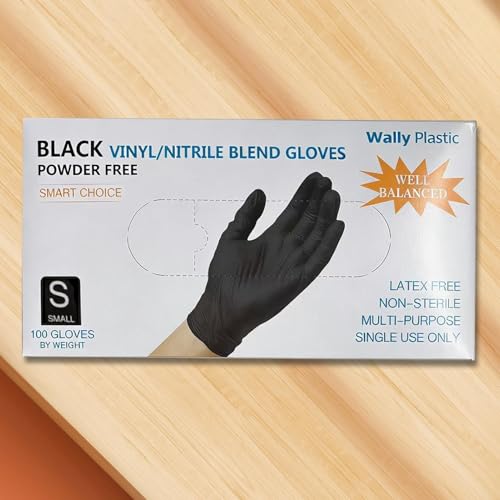 Guantes de salón negros y flexibles para peluqueros profesionales 3