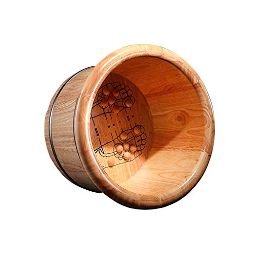 Spa de pies de madera para pedicure y masaje 25cm
