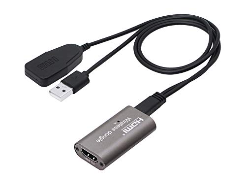 CRRXIAN HDMI Wireless Display Dongle Adapter, 1080P WiFi Mobile Screen Mirroring Receiver for Phone Tablet iOS Android Windows Mac OS to TV Projector Support Miracast Airplay