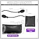 Swpeet Air Wedge Pump Wedge 4Pcs Luft Keil Pumpe Keil Kit, aufblasbare Luft Shim, professionelle Nivellierung Kit und Ausrichtungswerkzeug, justierbare Luftsäcke für Hebetür Auto Zubehör