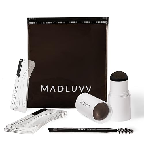MADLUVV Brow Stamp Kit with Brow Stencils – Easy Eyebrow