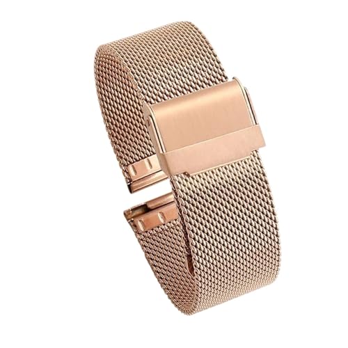 Bracelet montre milanais acier inoxydable haut de gamme 20mm