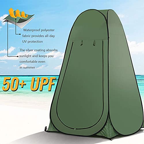 Tente de confidentialité pop-up opaque pour douche extérieure et plage - 2