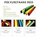 Polyurethane Round Rod, Hollow PU Rods, Length 500mm Rubber Round Spring Bar Stick for All Kinds of Industrial Machinery and Oratory(1Pcs)(Black,55 * 8mm)
