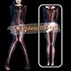 RUIBAVYA Bodystocking Nylon Damen Strumpfhose Glänzend Bodysuit Women Ganzkörper Catsuit Sexy Bodystocking Langärmlig 8D