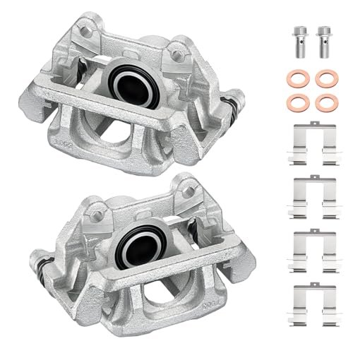 Image of BDFHYK 19-B3824 19-B3825 Rear Disc Brake Caliper Assembly Compatible with Honda Pilot 2009 2010 2011 2012 2013 2014 2015 3.5L V6, GAS 2pcs