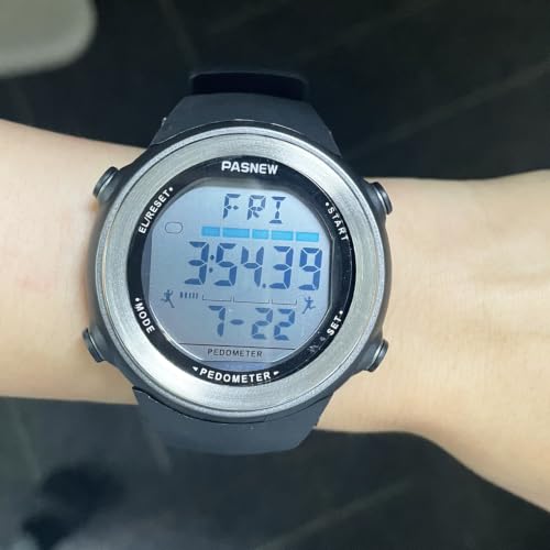 Image of PASNEW Boys' Watches - Dual Display, Large Dial Sport Watch, Black Outdoor Watch for Boys & Teens - Waterproof