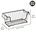 mDesign Stackable Metal Basket for Kitchen Storage - Wire Farmhouse Bin Basket w/Handles for Pantry - Stacking Wire Basket Organizer for Food, Drinks, Snacks - Hyde Collection, 6 Pack, Bronze
