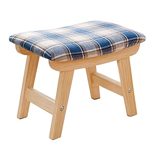 Taburete tapizado de madera con funda lavable que soluciona la limpieza 2