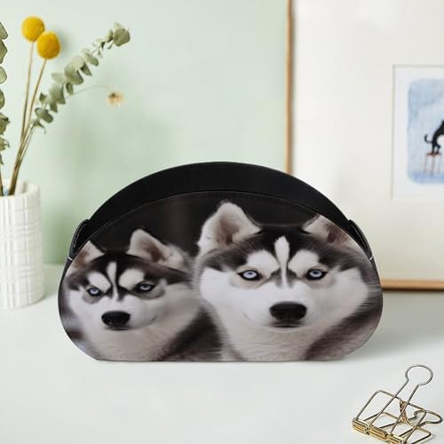 Support de télécommande TV Husky avec 5 compartiments en cuir synthétique pour bureau - 8