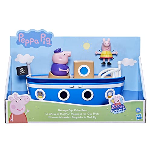 Barquinho do Vovô Pig - Veículo com Figura Peppa Pig Peppa’s Adventures - F3631 - Hasbro