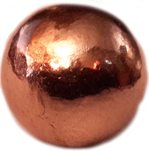StarStuff.Rocks High Polish Premium Pure Solid Copper Sphere - Ball 1 1/8