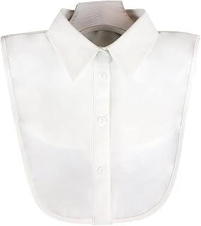 Women's Detachable Dickey Collar Half Shirt Blouse Lapel Shirt Peter Pan Faux Collar