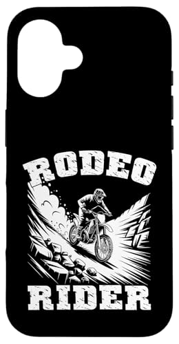 Hard Enduro Rodeo Rider �I�[�g�o�C ���[�^�[�X�|�[�c ���C�_�[�ƃt�@�� �X�}�z�P�[�X iPhone 16 �p