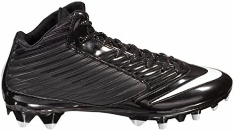 Nike Mens Vapor Speed Mid TD Football Cleat Black/White, 9.5