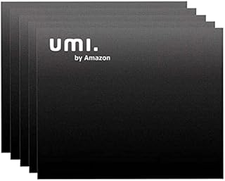 Amazon Brand - Umi Non-Stick Oven Liners, Premium Heavy Duty Oven Protectors for The Bottom of Electric, Gas, Convection and Fan Assisted Ovens, Never Clean Your Oven Floor Again - 2 Pack, M