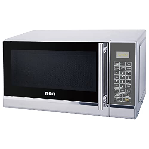 RCA 0.7 Cubic Foot Microwave, Stainless Steel Design