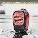 Wearable Bluetooth Speaker, Water-Resistant Portable Speaker Bluetooth (Non-Magnetic) Built in Mic for Hands-Free/Call, Suitable for Indoor & Outdoor Use Update Version (Orange)