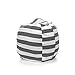 DR Bean Bag Stuffed Animal Storage - Extra Large Size Bean Bag Chair for Kids Organization Animal Toys (Gray, 23inch)