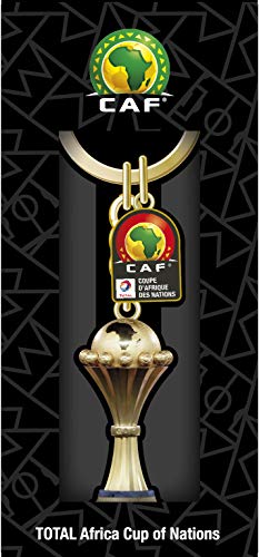 Confédération Africaine de Football Porte-clés Trophée Coupe d’Afrique des Nations Total 2019 Doré