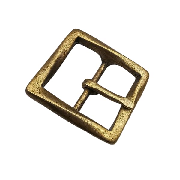 ONURTH 3PCS Tamaño Interno 38MM Bronce Bronce Blanco Hebilla de Cinturón Giratoria Hebilla de Cinturón de Metal Reemplazo para Cinturilla Artesanal Hebilla Deslizante Hombres Mujeres