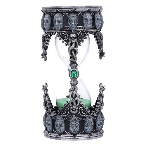 Nemesis Now Harry Potter Death Eater Sand Timer 18cm, Resin, Silver, Official Harry Potter Merchandise - Image 2
