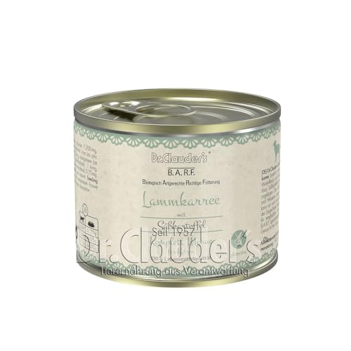 Dr. Clauder's Barf Komplett Menue Lammkarree | 6 x 200 g
