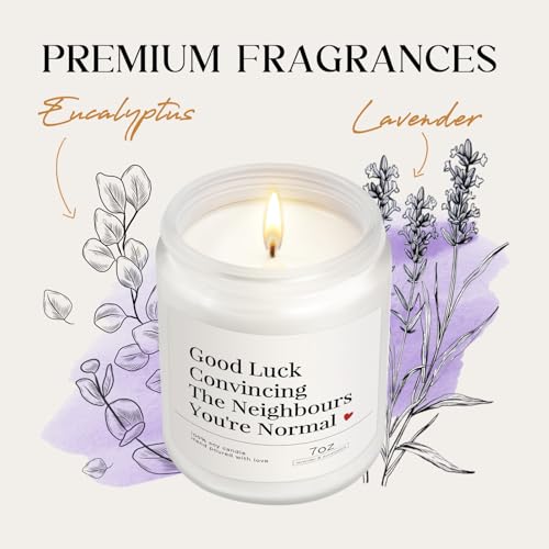 New Home Gifts, House Warming Gifts New Home - Handmade Lavender Scented Candle 7oz - Housewarming Presents for Couple Friends Family Homeowner - Image 4