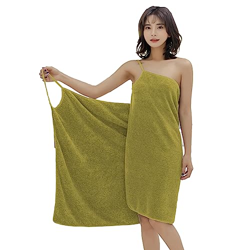 SJTJSPX Serviette de Bain en Microfibre Séchage Rapide Peignoir de Bain Femme Robe de Bain Robe de Chambre Drap de Bain Serviettes de Douche Plage Natation...