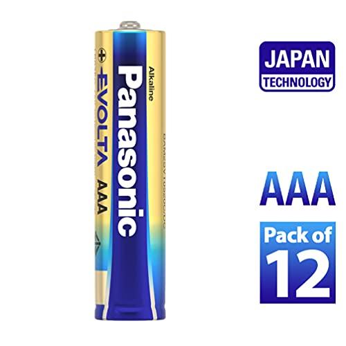 Image of Panasonic Evolta AAA Alkaline Advanced Power, Extra Power Formula && Panasonic CR-2032 Lithium Coin Battery 3v - Pack of 5 Provide Long Lasting Power in a Variety of Devices