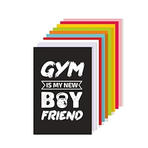 Amazon Brand – Solimo Wall Posters with Adhesive Tape, Set of 10 Gym Workout Posters