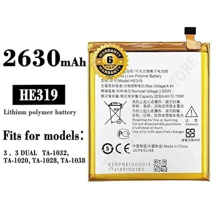 Image of THE BATTERY STORE Original HE319 Battery for Nokia 3 TA-1020 1028 1032 1038 Battery with 6 Month Warranty**(NN228)