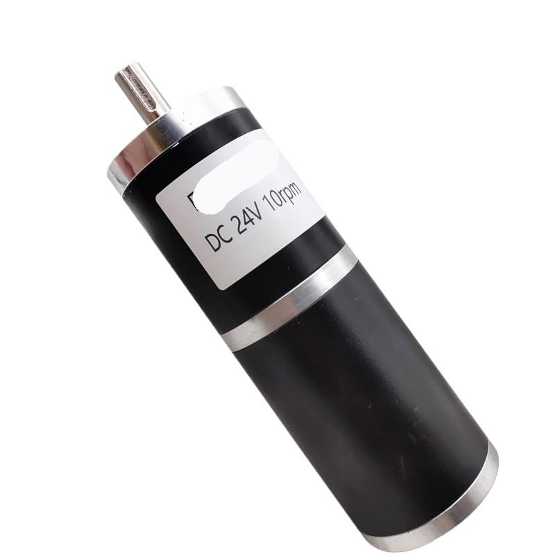 DC 12V and DC 24V Planetary Gear Motors Low Speed High Torque Diameter 60MM Adjustable Speed Reversible Low Speed 10 to 500RPM(24v 100rpm 11kgf.cm)