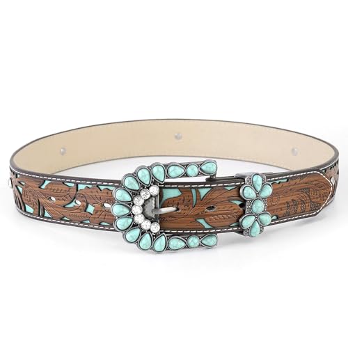 Ceinture en cuir western : l'esprit de liberté cowboy gravé dans la matière