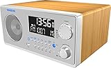 Sangean WR-22SE AM/FM-RDS/Bluetooth/USB Table-Top Digital Tuning Receiver w/Remote Control (Light Walnut) Special Edition