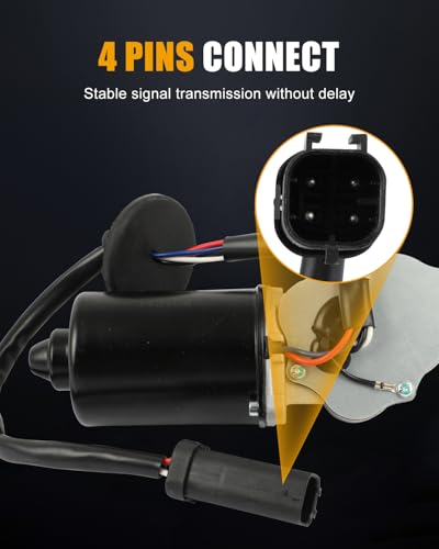 Image of ROADFAR Front Windshield Wiper Motor Replacement for 1993-1997 For Chrysler For Concorde,1993-1997 For Chrysler For Intrepid,1994-1997 For Chrysler For LHS 4723419,4756018 Wiper Motor 4 Pins