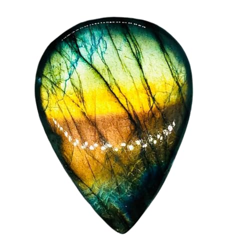 Cabochon en labradorite naturelle 43x31mm de qualité supérieure pour bague unique