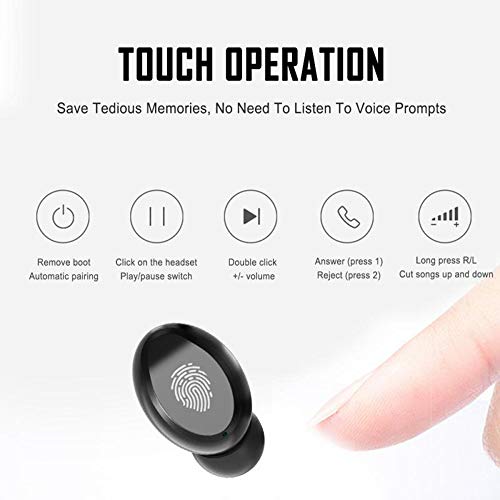 pedkit V 8 TWS5.0 BT Connected Headset Fone de Ouvido Fone de Ouvido Fone de Ouvido LEDs Sensível ao