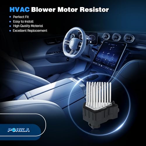 Image of HVAC 64116923204 Blower Motor Fan Resistor Compatible with B-MW E46,E39,E83,X3,E53,X5,323i,325i,328i,330i 525i,528i,530i,M3 M5 Final Stage FSR Contol Unit Replaces 64116923204 64116929486 64116929540