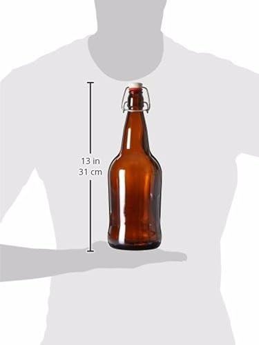 Miniatura 2 de 1 botella de kombucha Amber EZ Cap de 32 onzas
